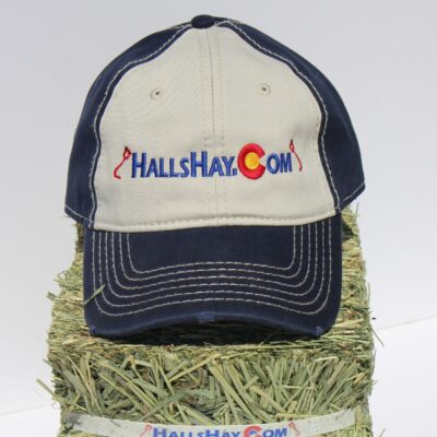Navy / Khaki HallsHay.Com Washed Cotton Hat